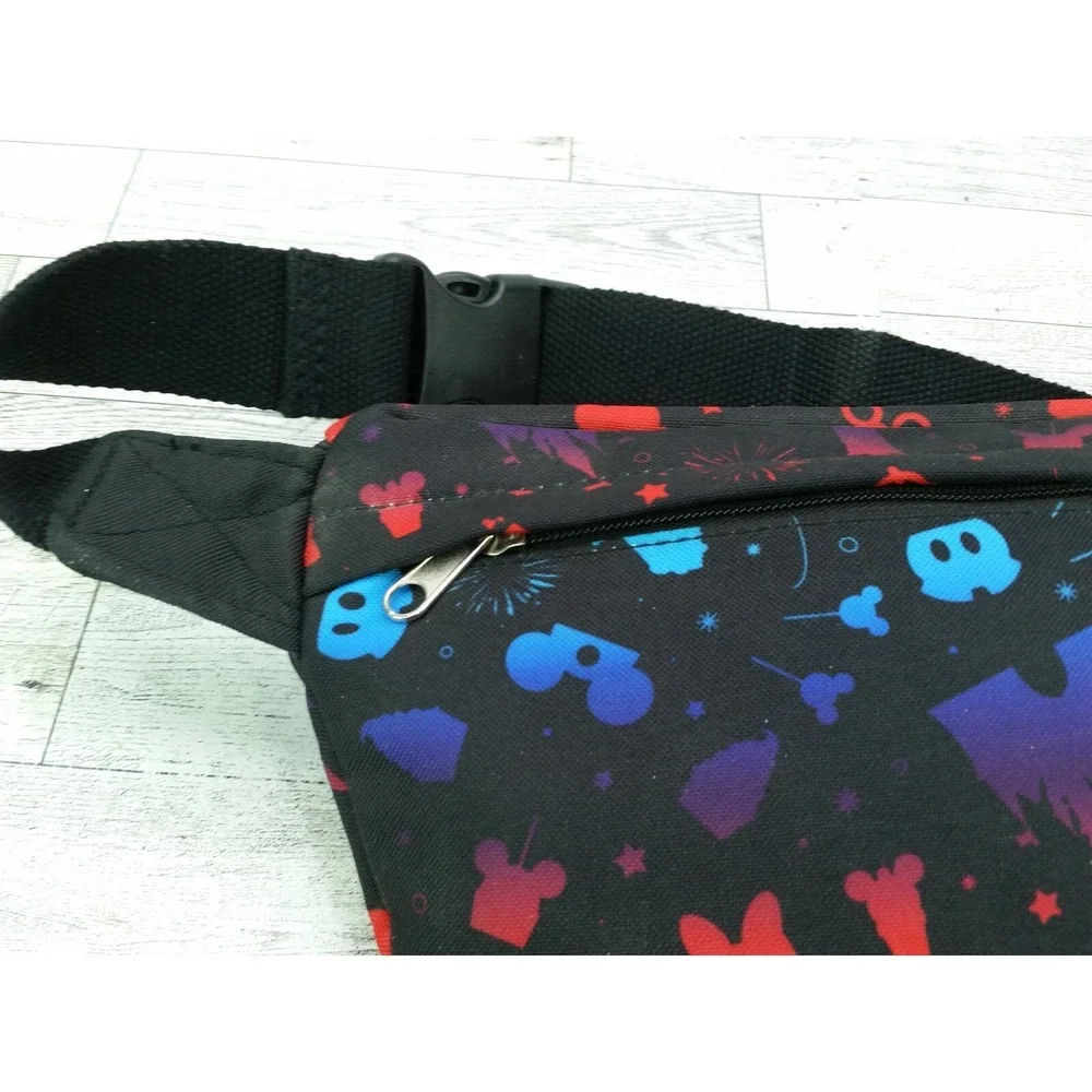 Mickey Mouse Snack Attraction Icons Fanny Pack‎ Belt Bag Rainbow Disney Parks